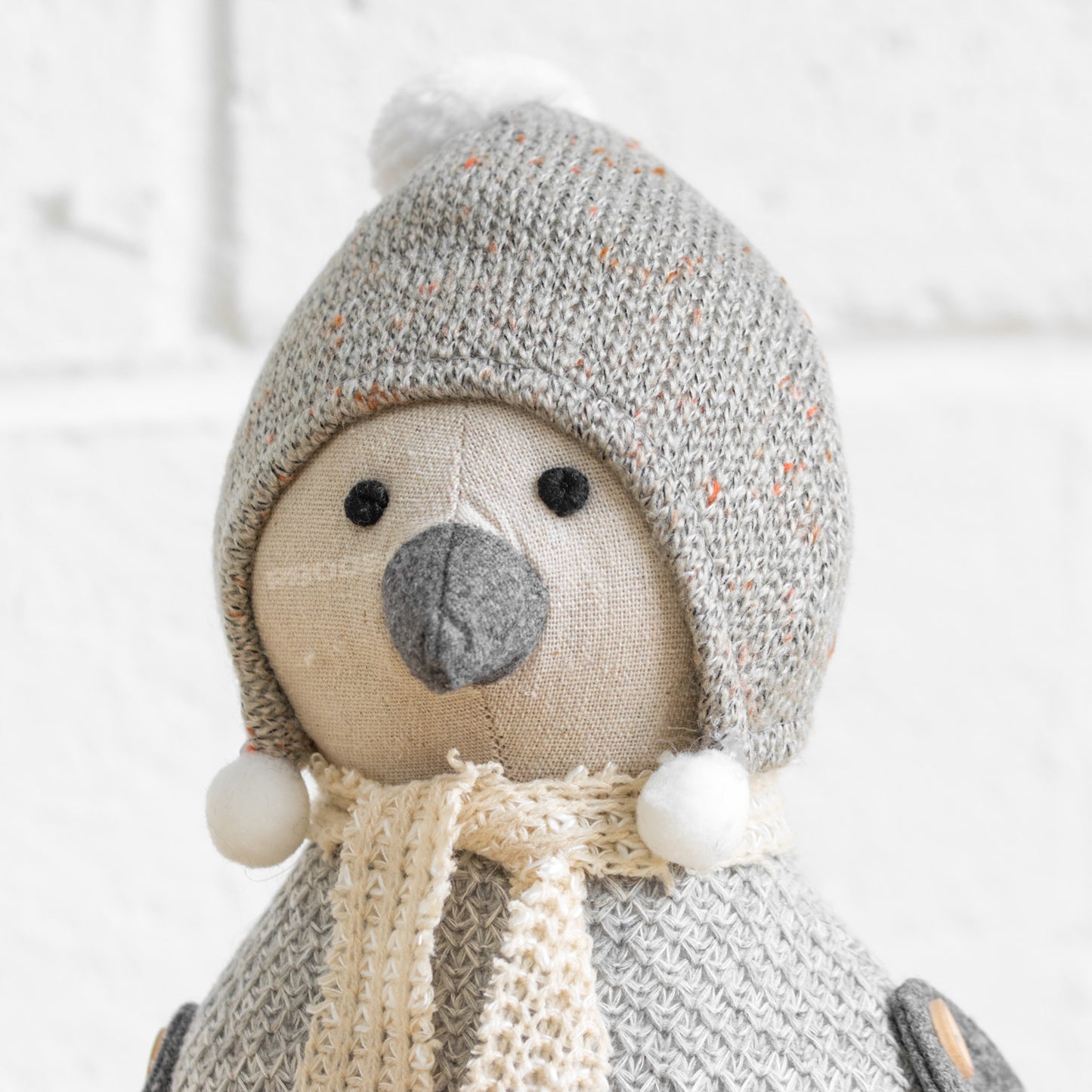 Penguin Door Stop with Hat & Scarf 1kg