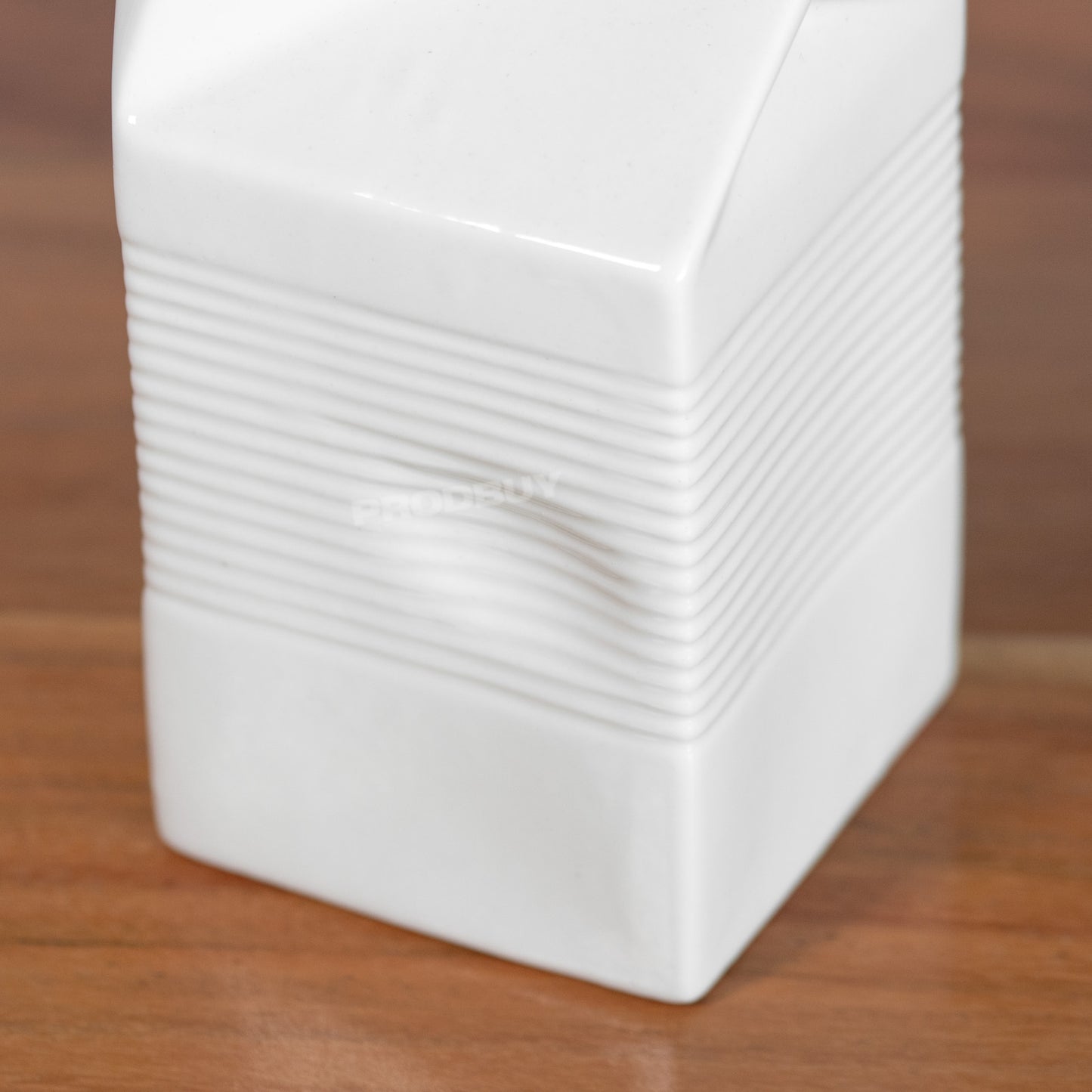 Set of 3 x 500ml Porcelain Milk Carton Serving Jugs