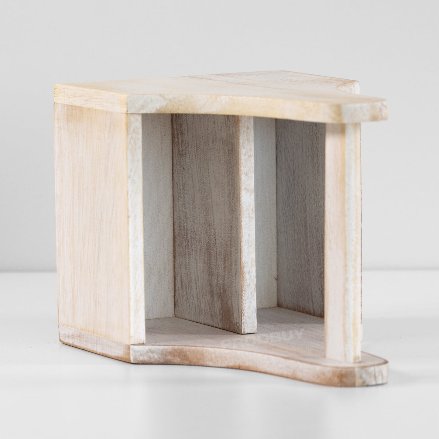Wooden Condiment Storage Caddy with Handle