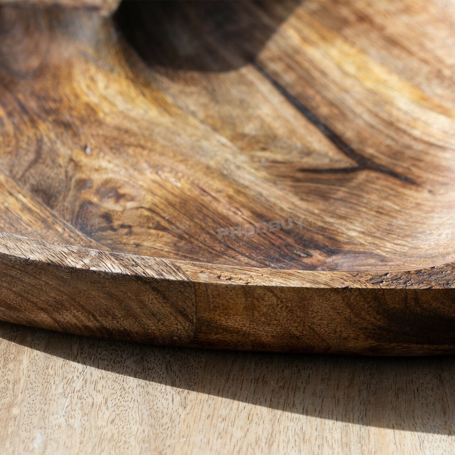 Mango Wooden Heart Shape Display Bowl