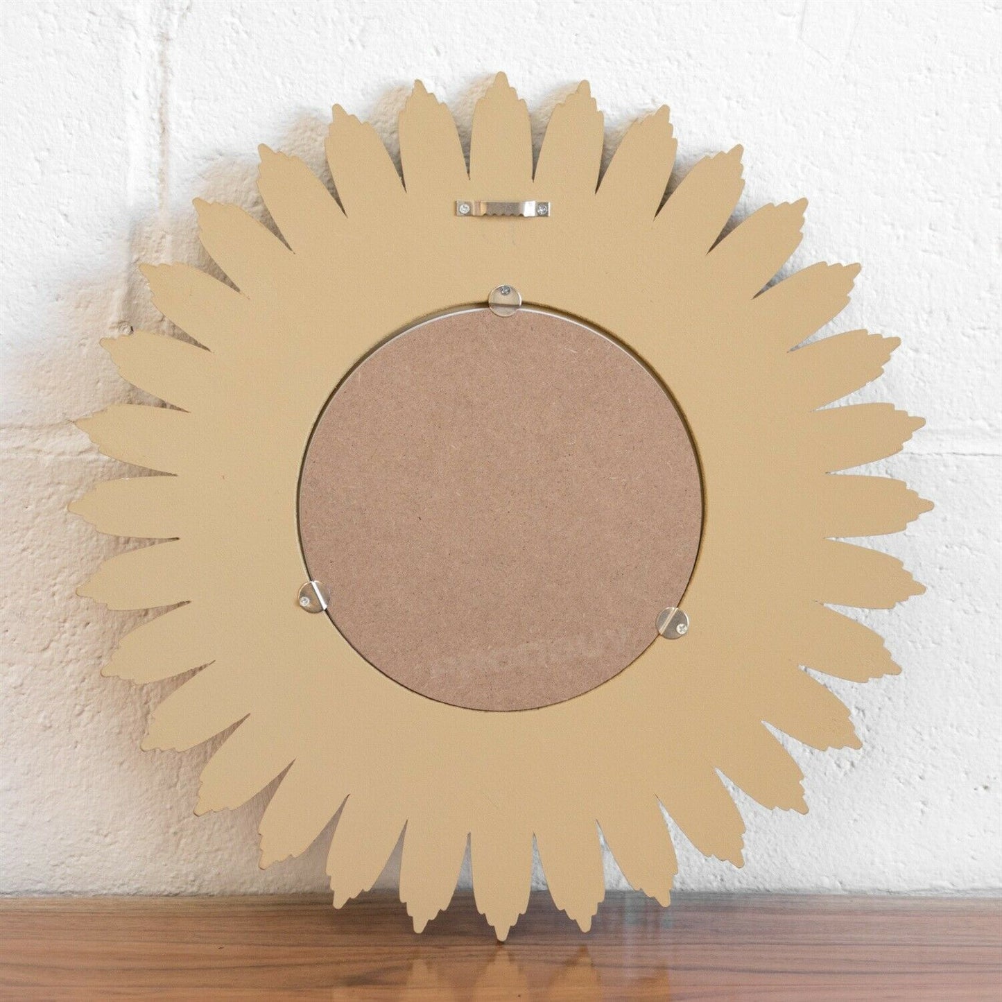 Gold Sunburst 40cm Round Small Round Wall Mirror