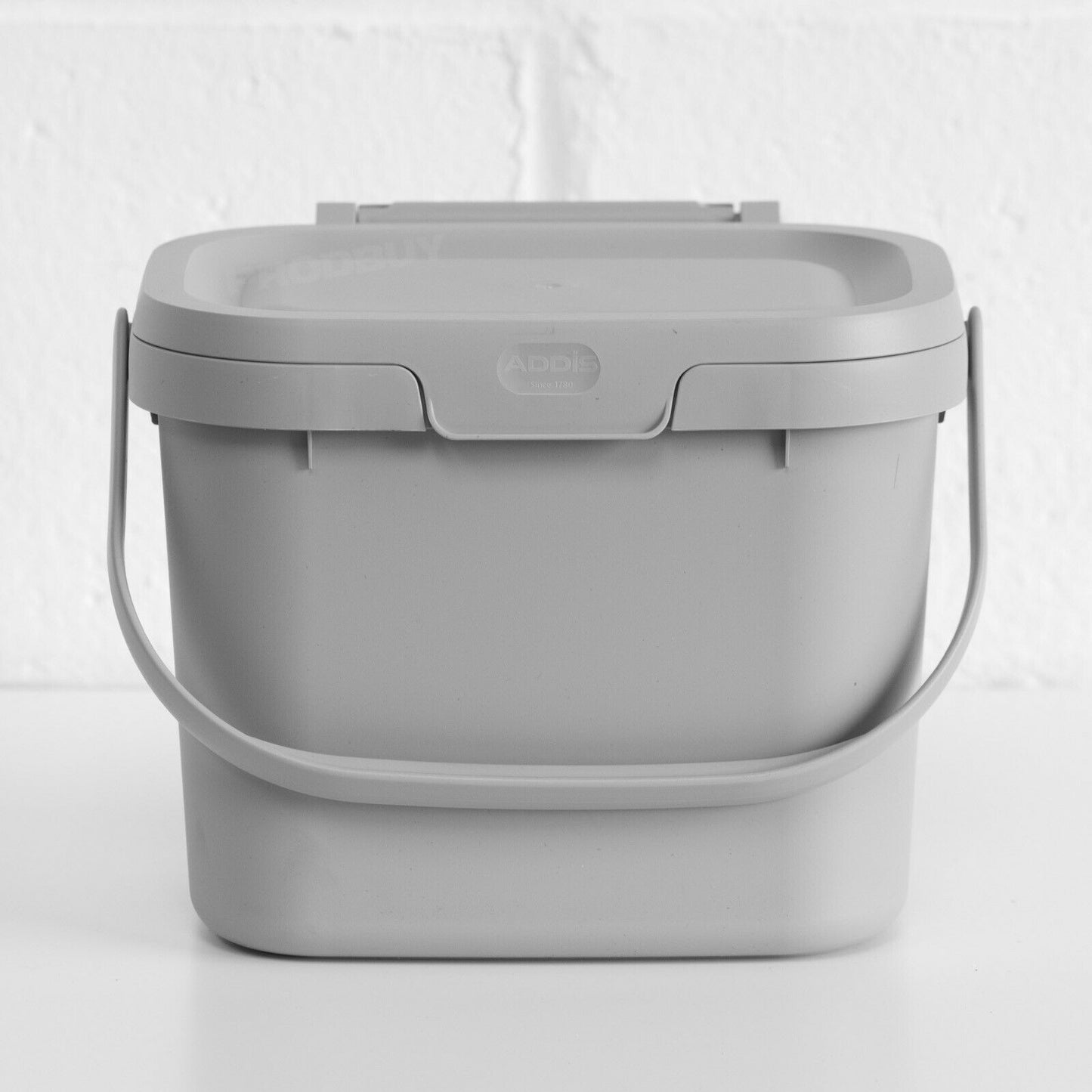 Addis 4 Litre Grey Food Waste Compost Caddy