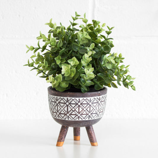 Small 12cm Indoor Plant Pot Stand with Legs