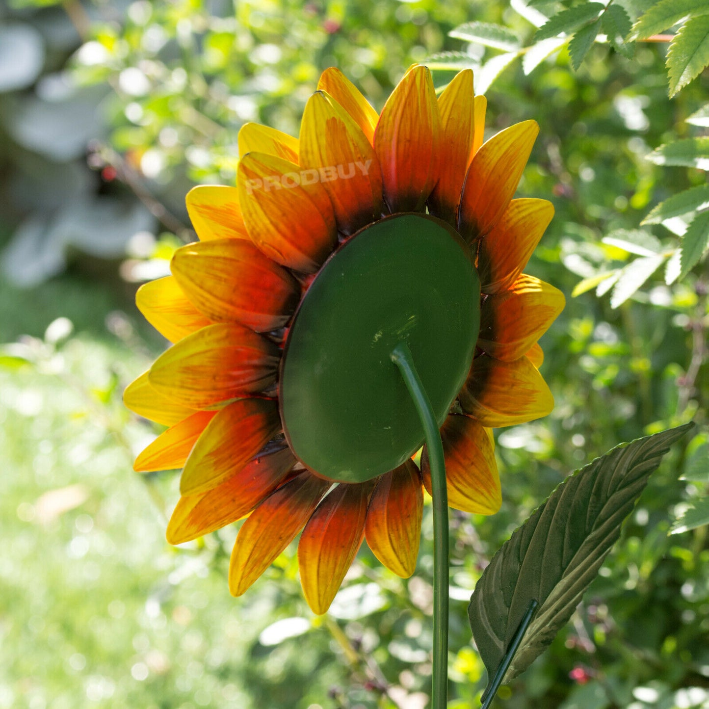 Sunflower 83cm Tall Garden Stake Metal Ornament