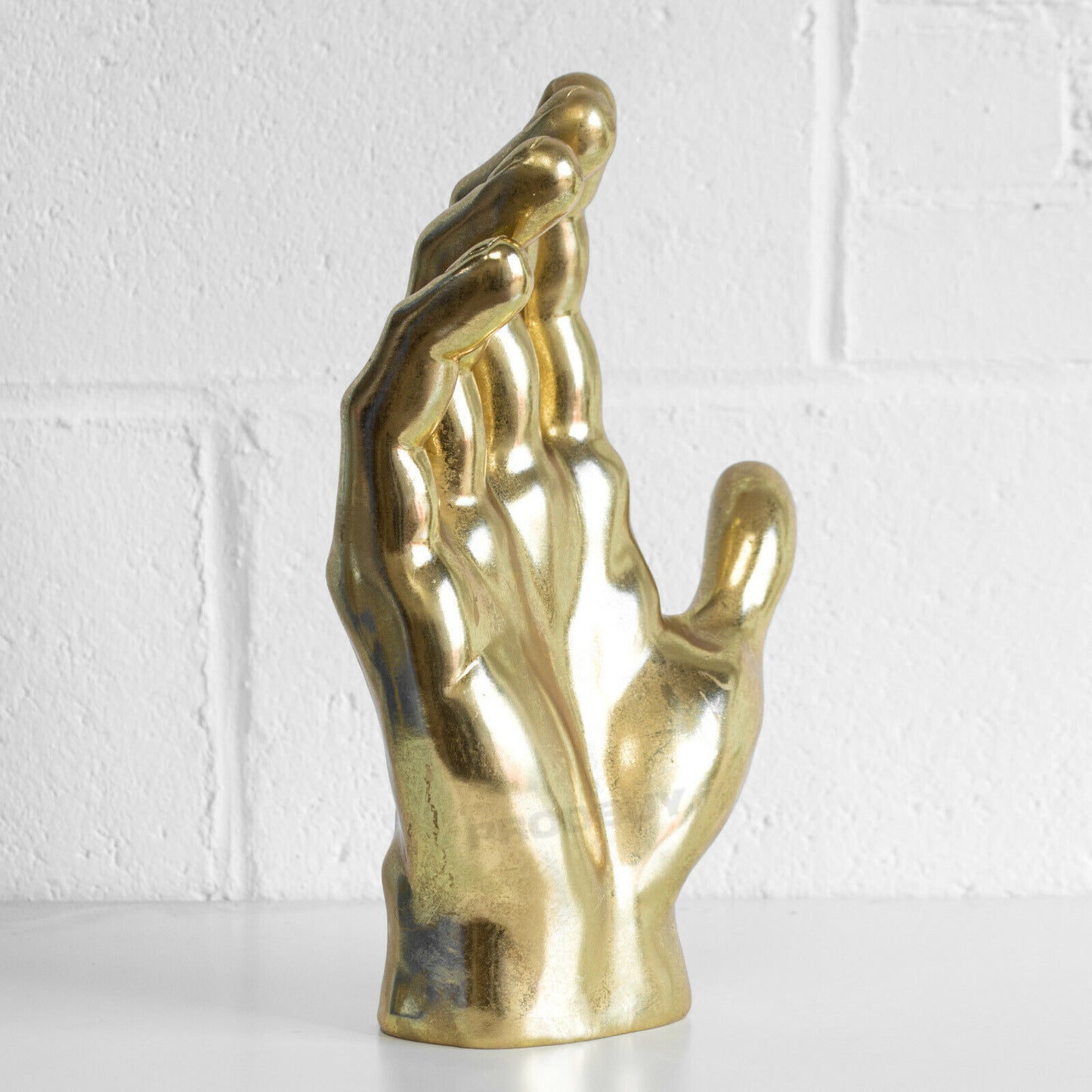 Large 35cm Gold Hand Sculpture