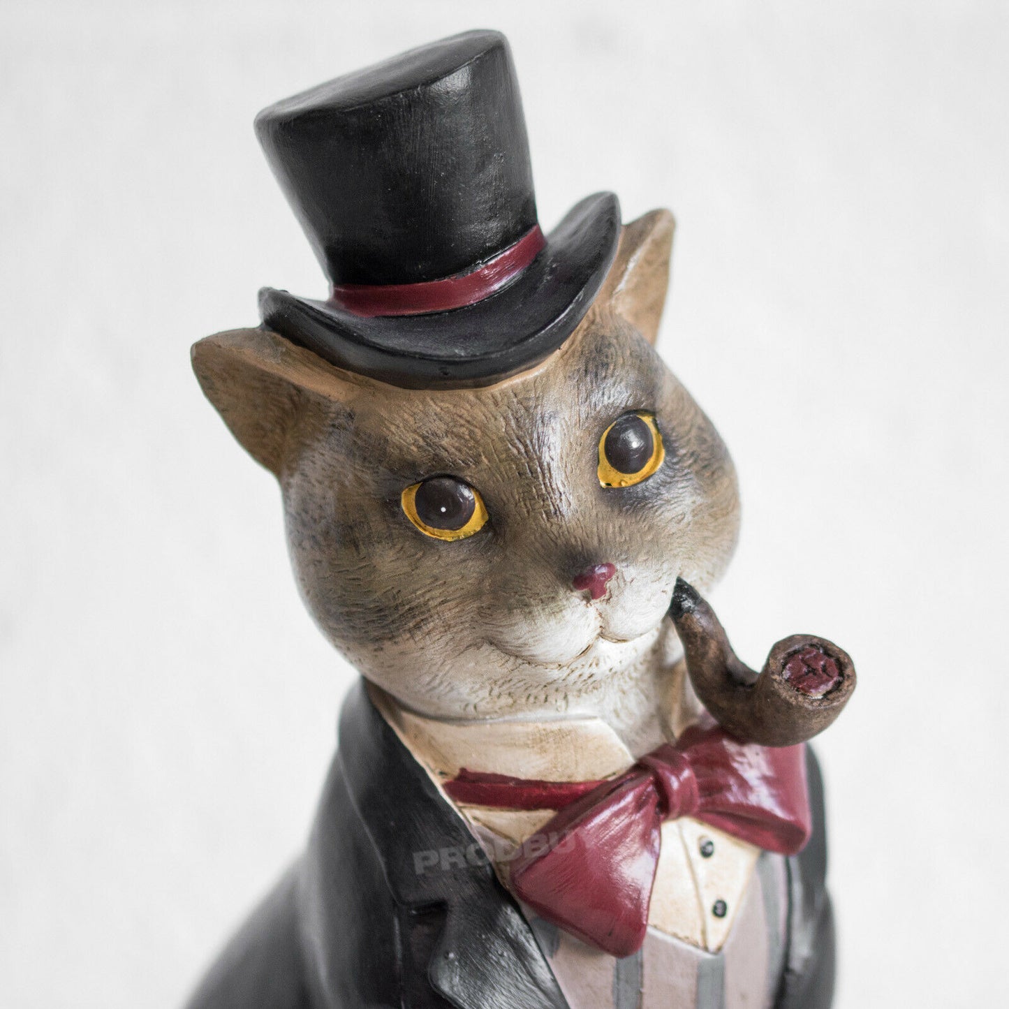 Gentleman Cat In Top Hat & Suit Resin Ornament 25cm