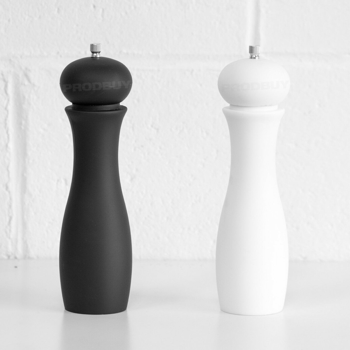 Set of 2 Manual Salt & Pepper Grinder Mills