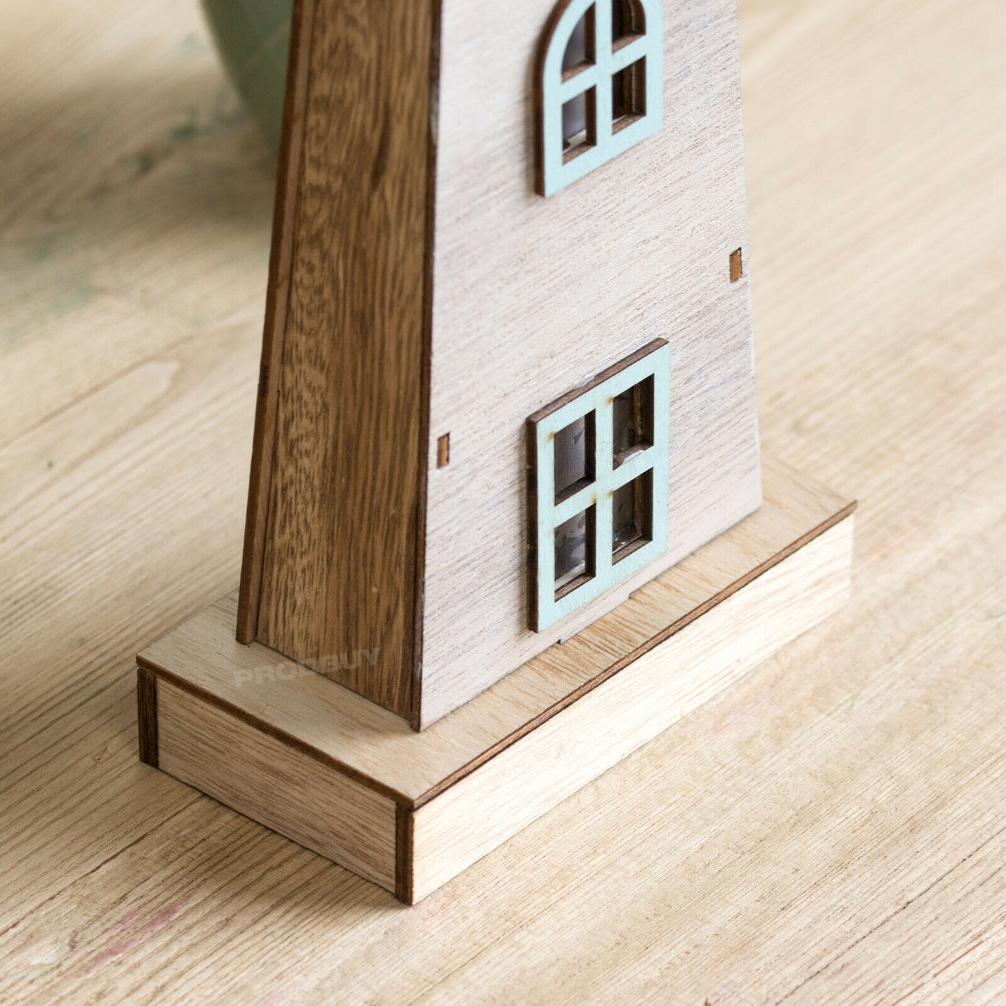 Wooden Lighthouse Seaside 45cm Ornament