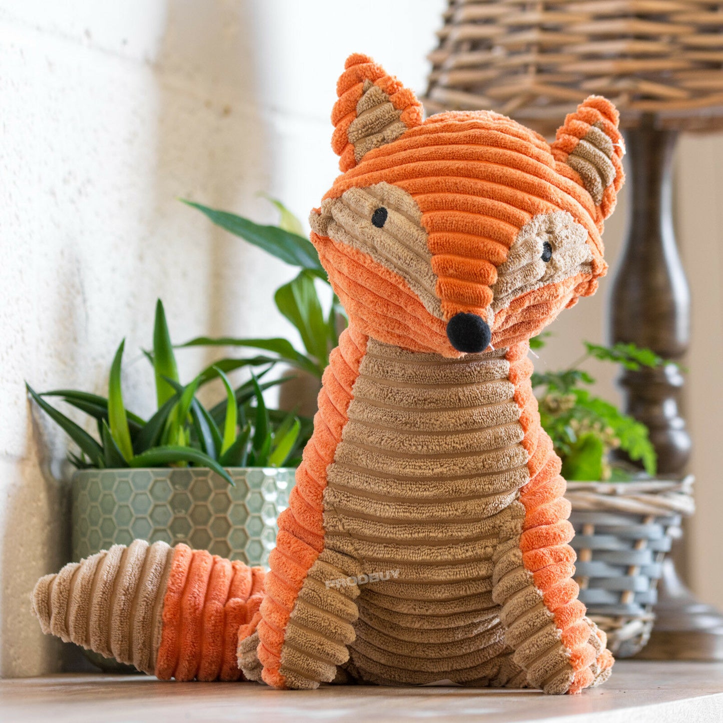 Colourful Orange Fox Novelty Door Stop Fabric 1.5kg