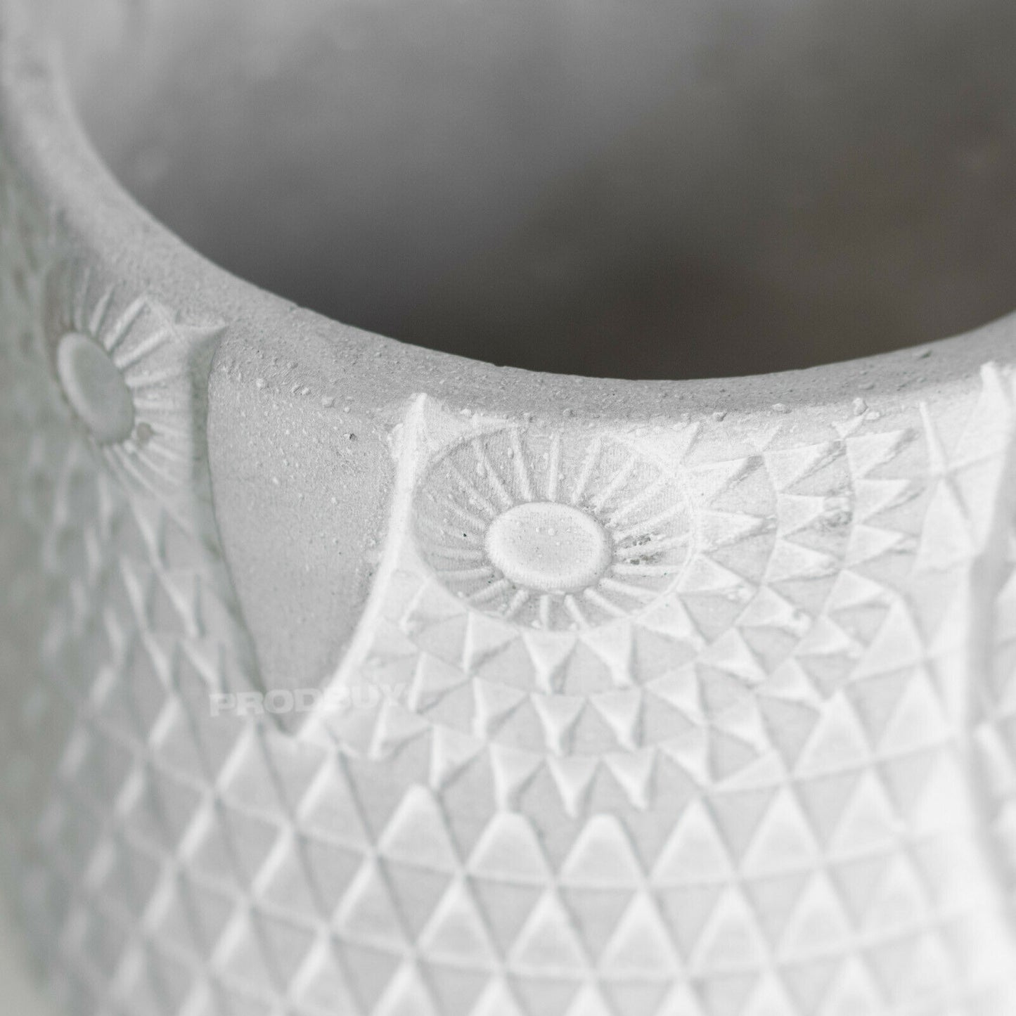 Small Grey Owl Indoor House Plant Pot