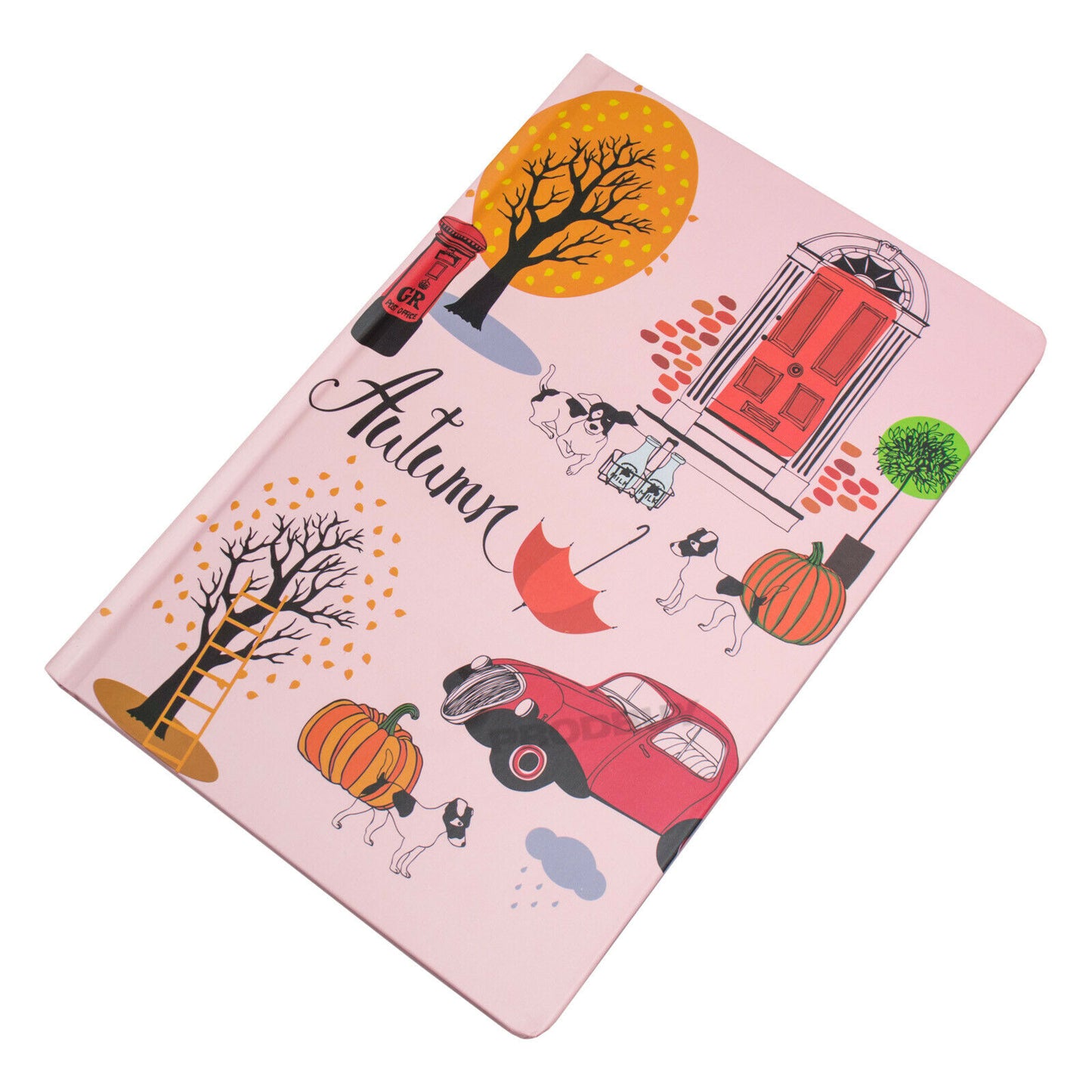 Seasons Hardback A5 Journal with Design Pattern 96 Sheet