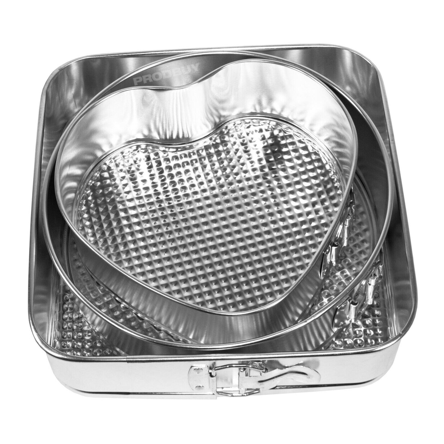 Set of 3 Assorted Shaped Cake Baking Tins