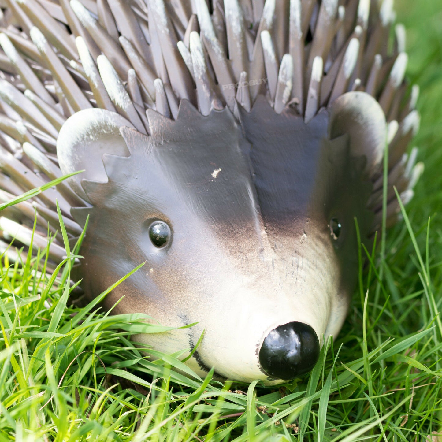 Happy Hedgehog 30cm Metal Garden Ornament