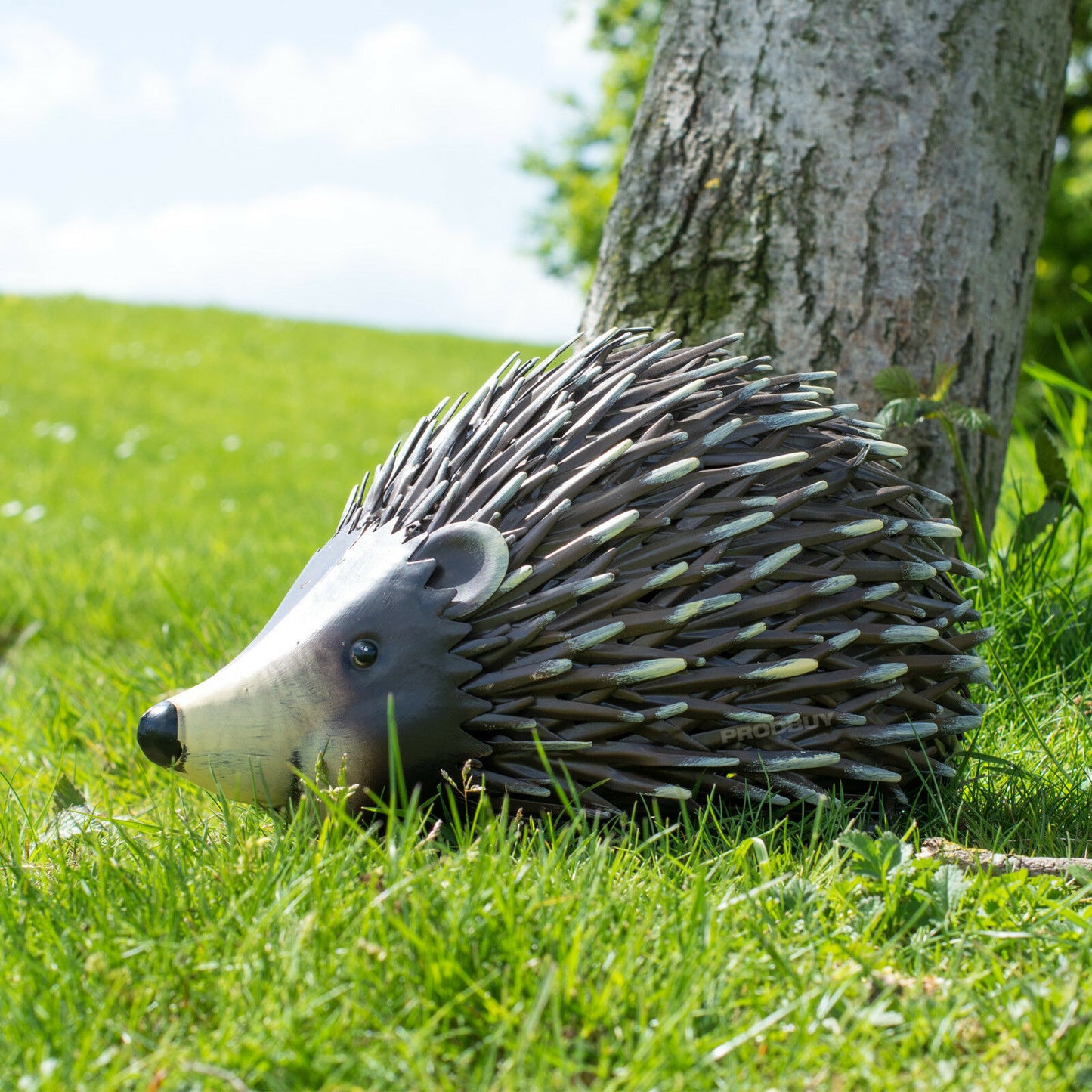 Happy Hedgehog 30cm Metal Garden Ornament