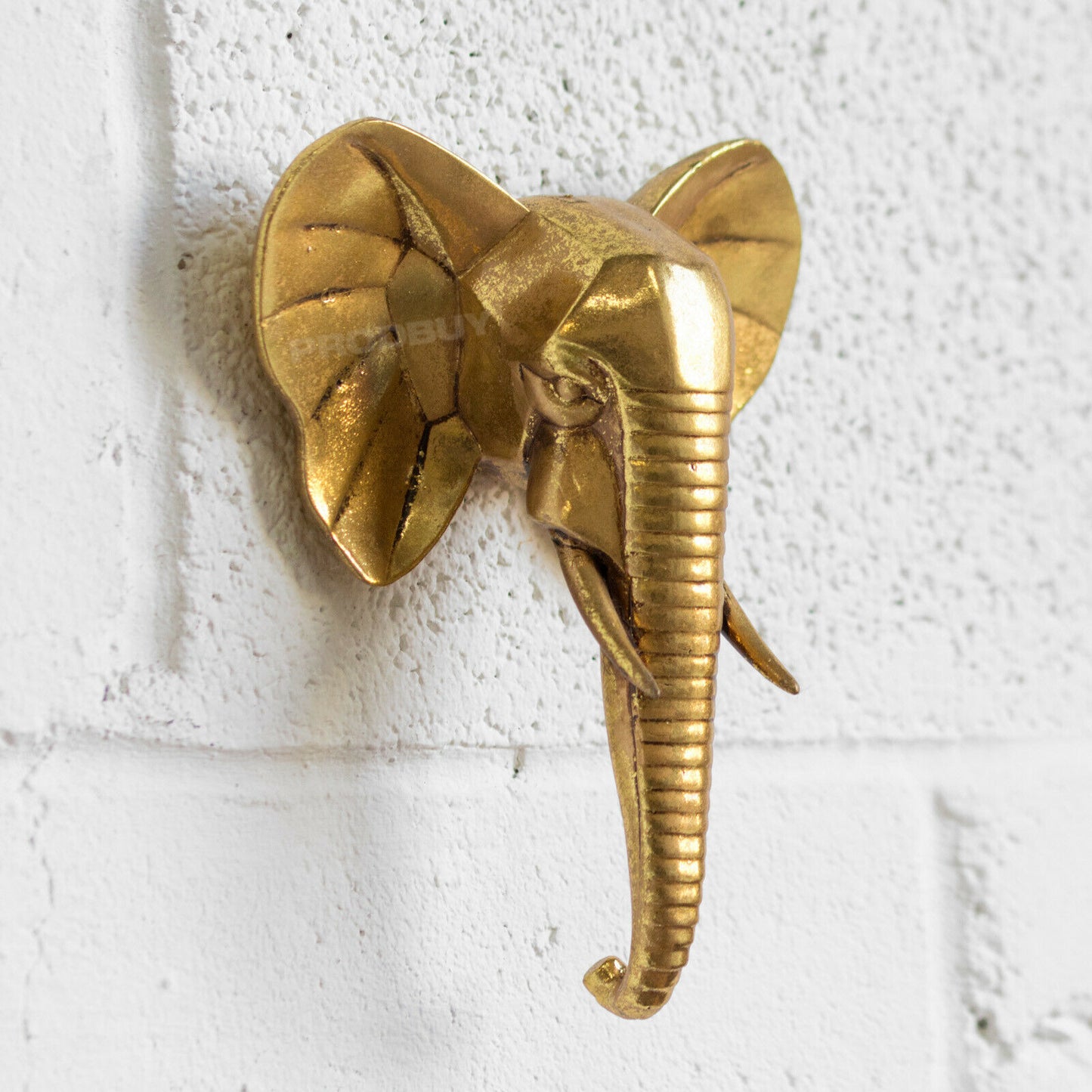 Elephant Head Wall Mounted Ornament