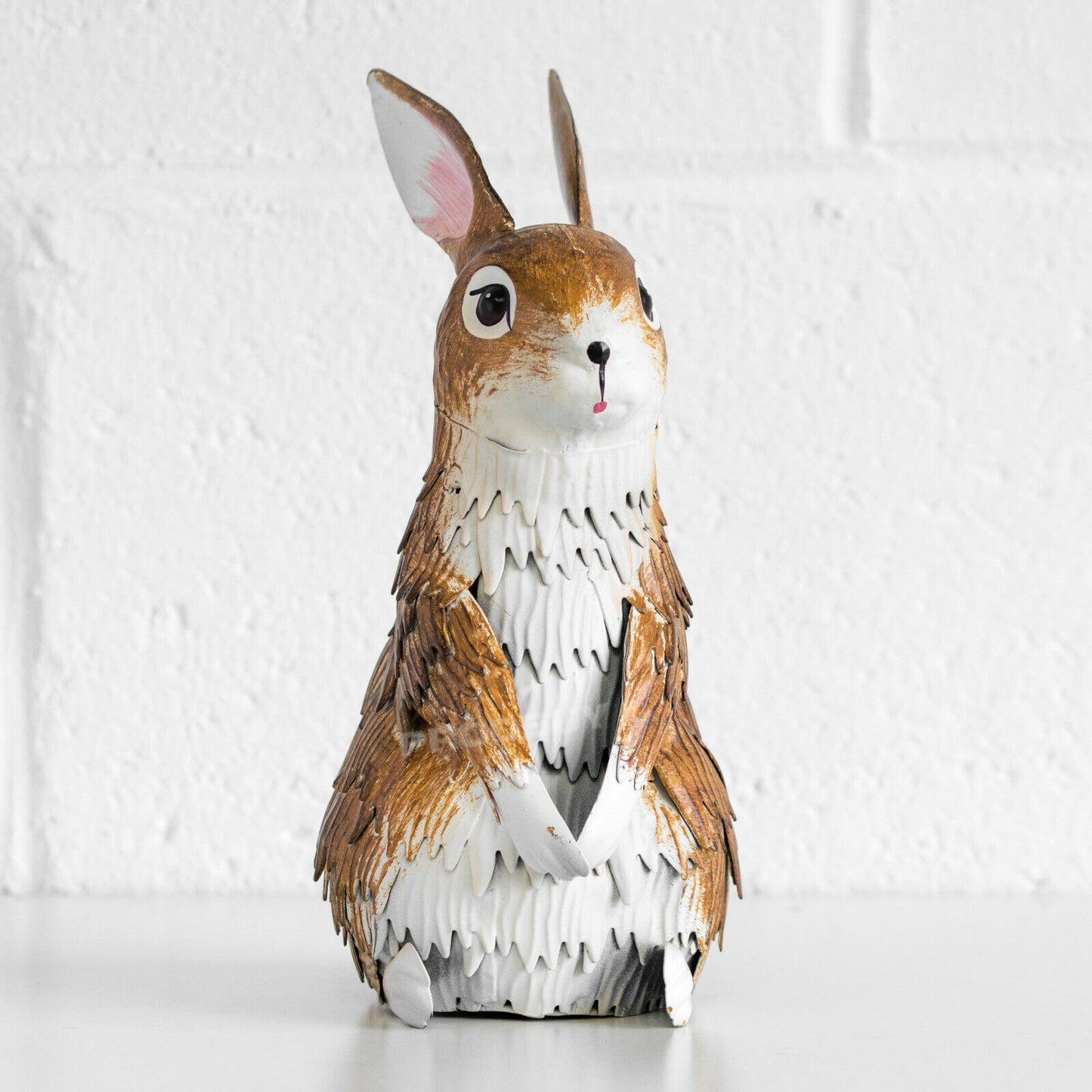 Metal 24cm Bunny Rabbit Garden Ornament