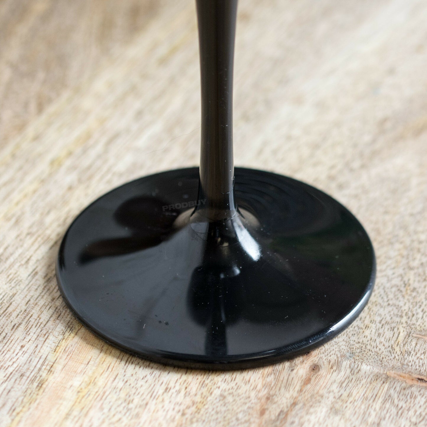 Set of 4 Black Polycarbonate 40cl Plastic Wine Glasses