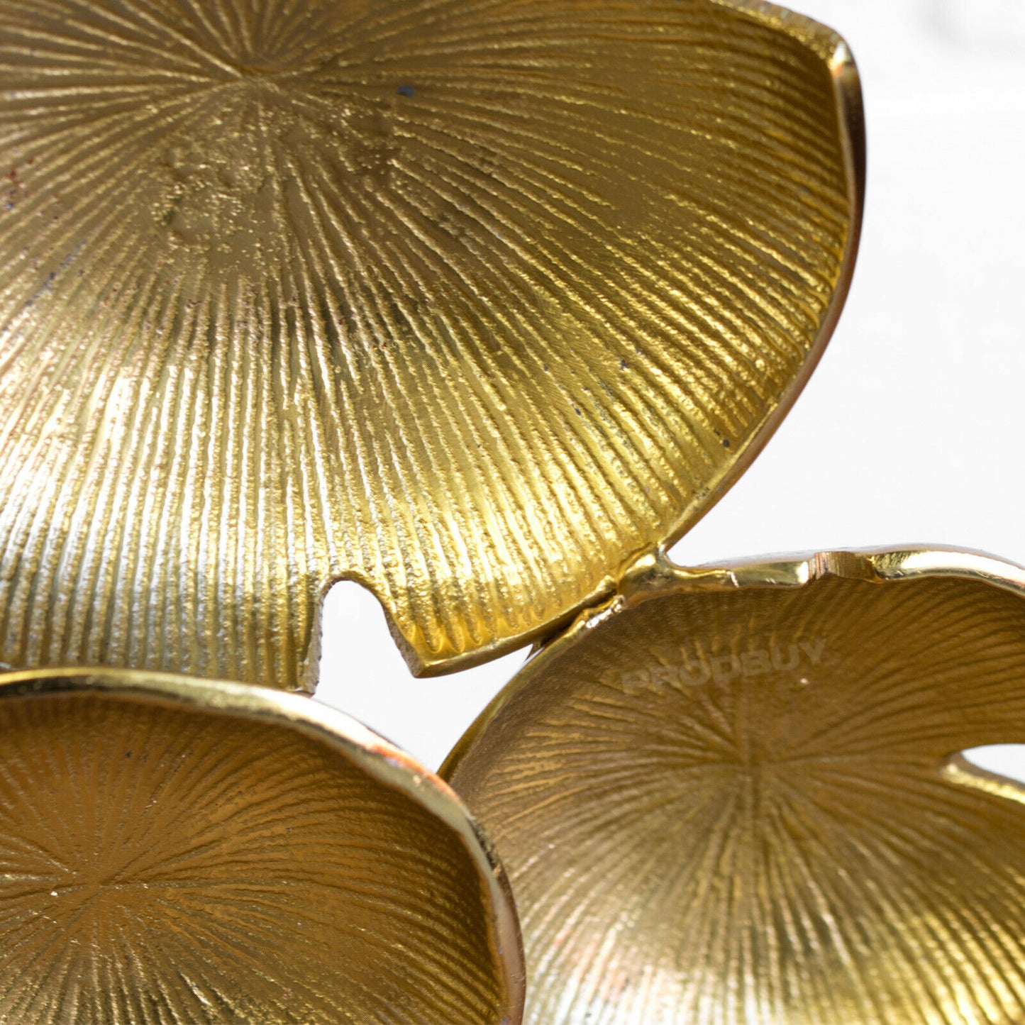 Large 52cm Gold Abstract Tree Sculpture