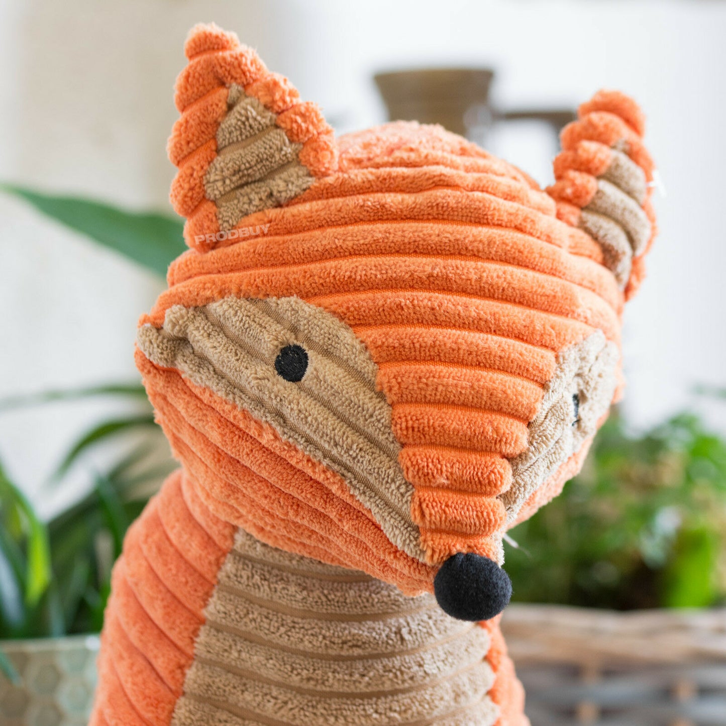 Colourful Orange Fox Novelty Door Stop Fabric 1.5kg