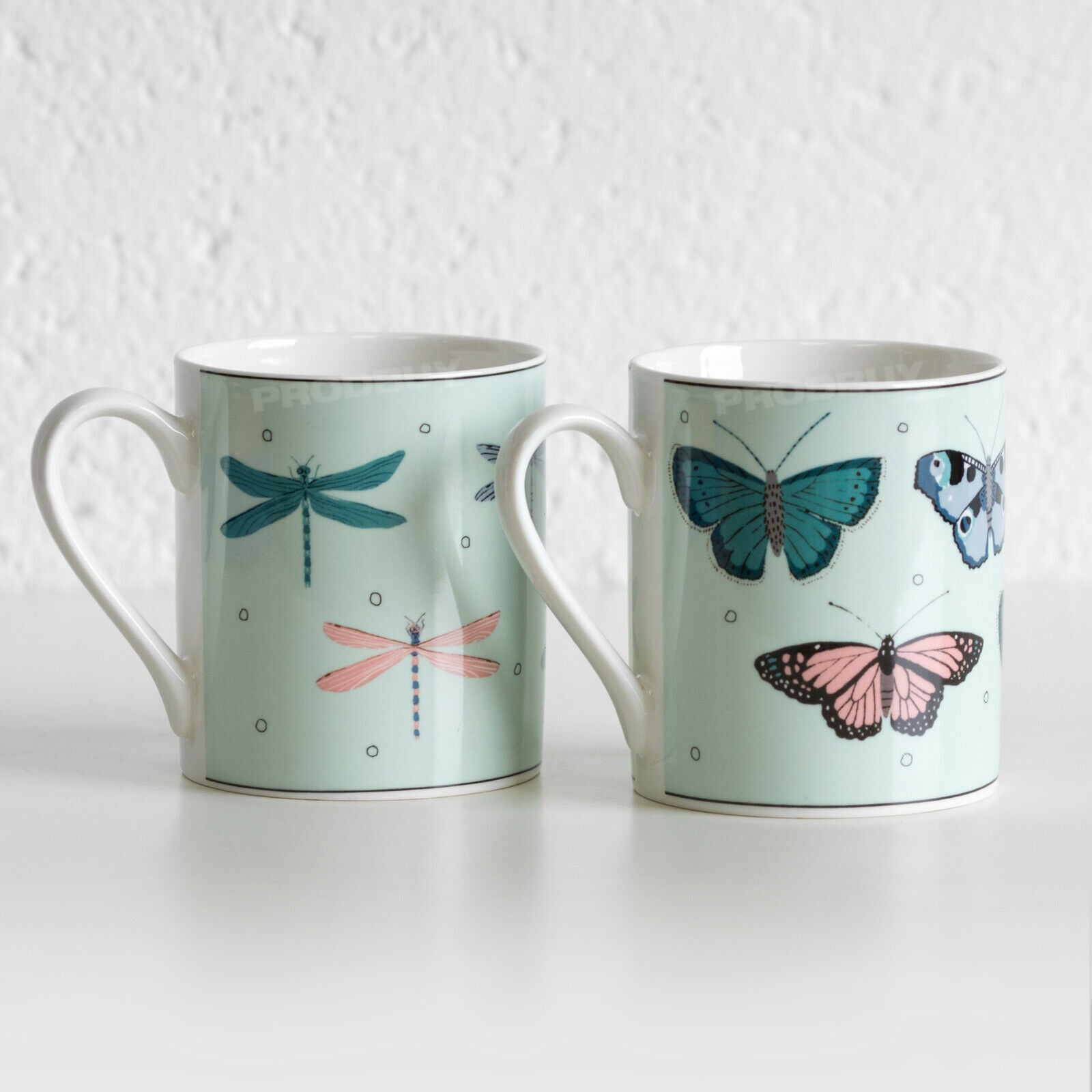 Lenox shop butterfly mugs