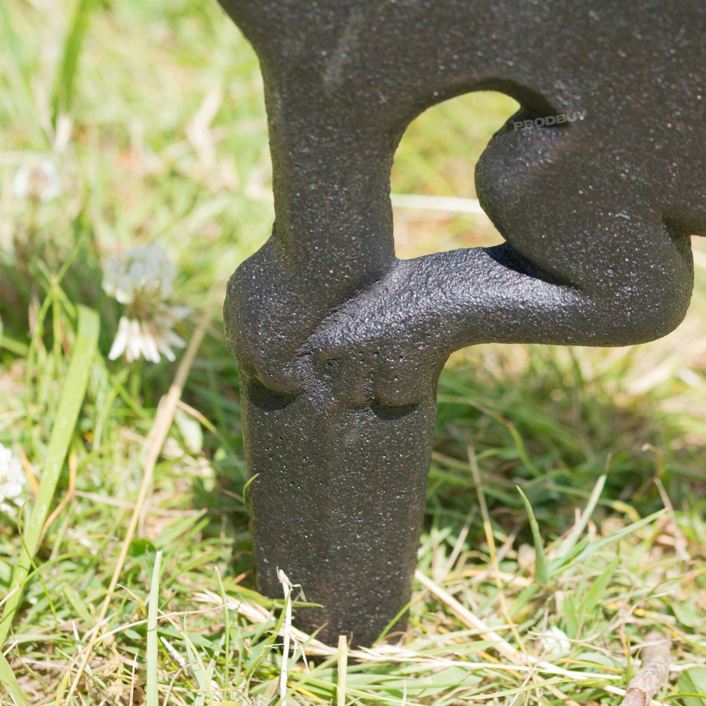 Cast Iron 'No!' Fouling Dog Poo Garden Sign