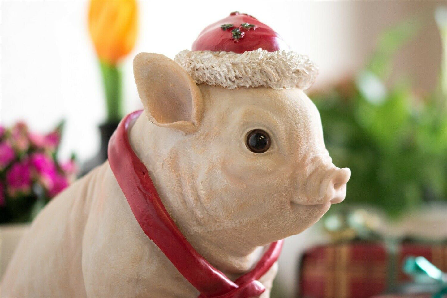 Christmas Pig 25cm Decorative Ornament