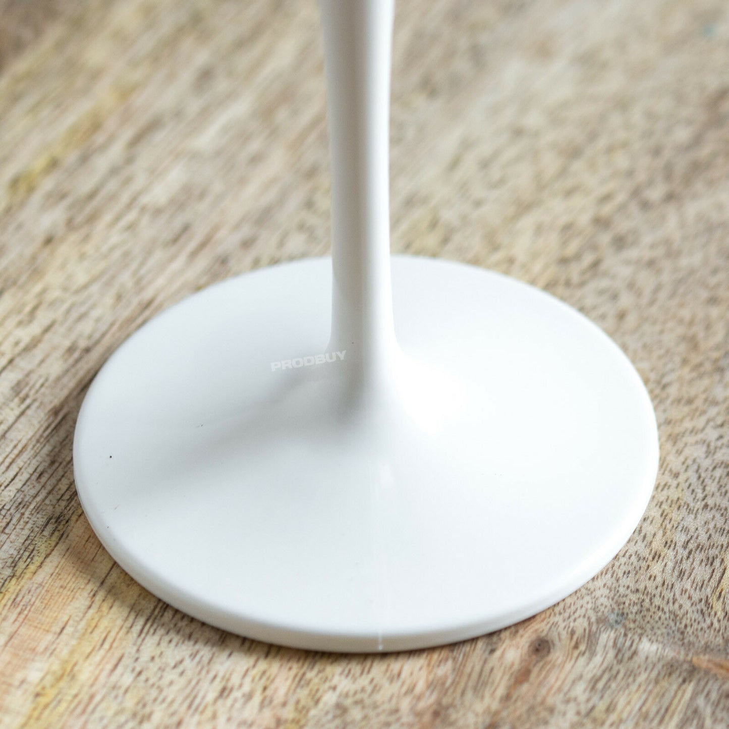 Set of 4 White Plastic Champagne Flutes