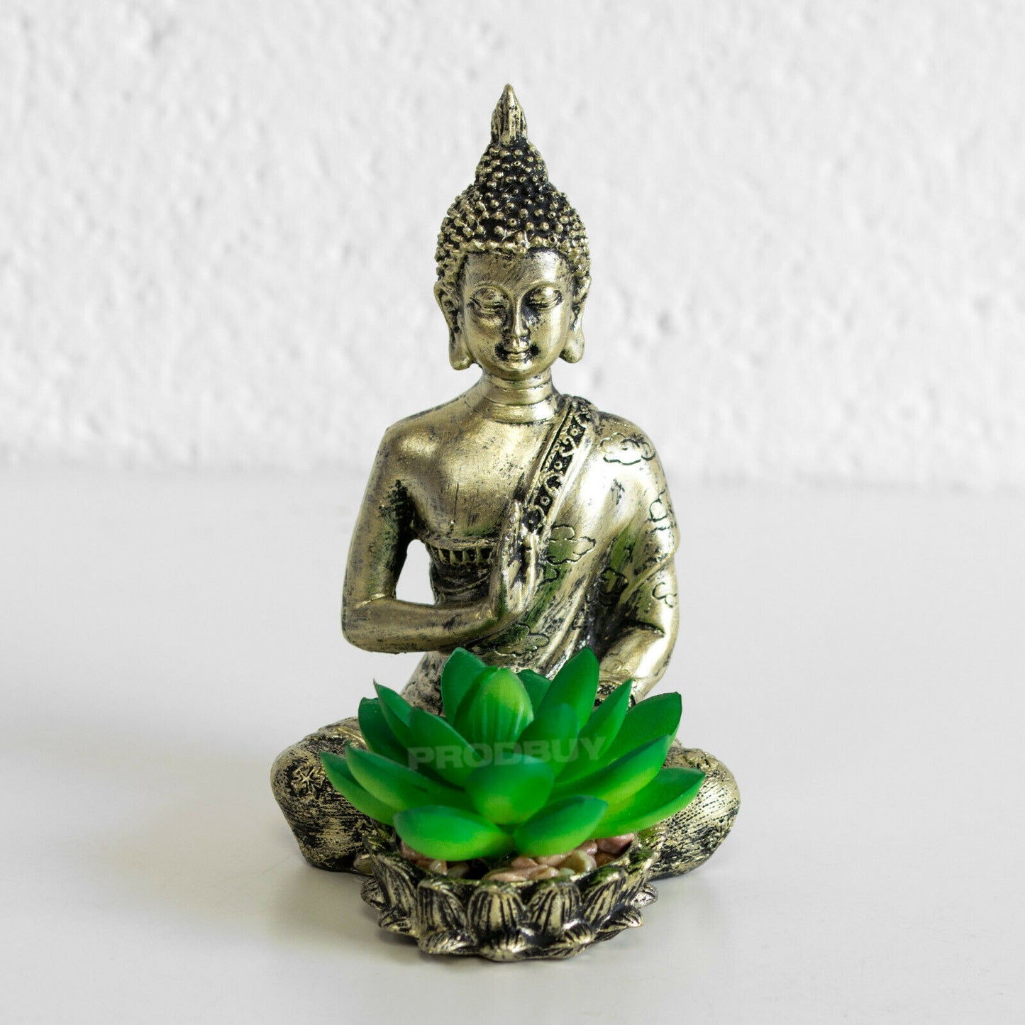 Small Gold Buddha Succulent Ornament