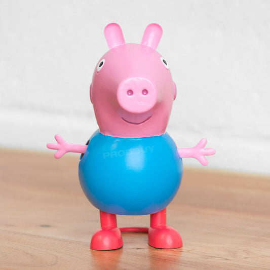 Cute 'George Pig' Ornament Metal Nodding Peppa Pig Figure