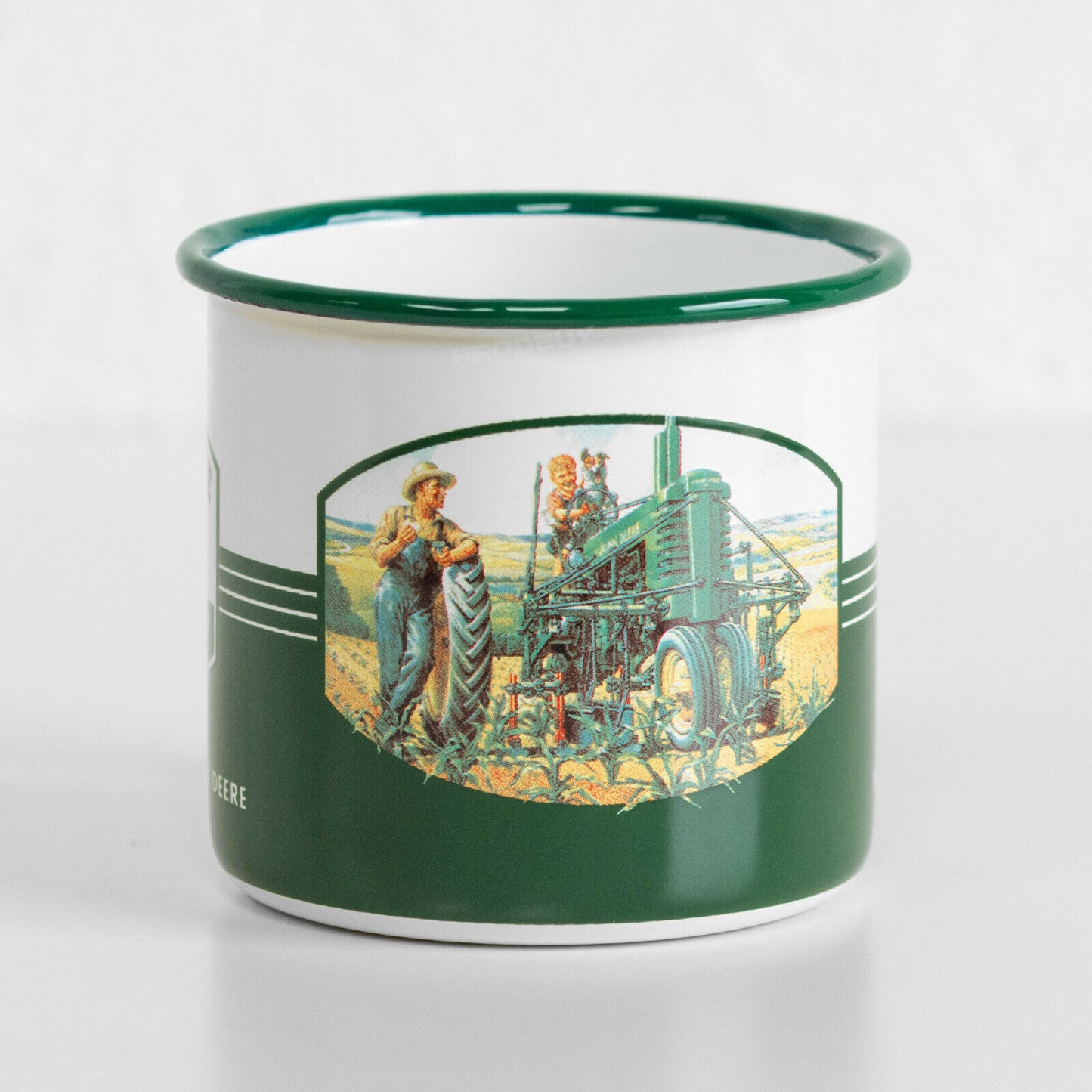 John Deere 'Quality Farm Equipment' Enamel Mug