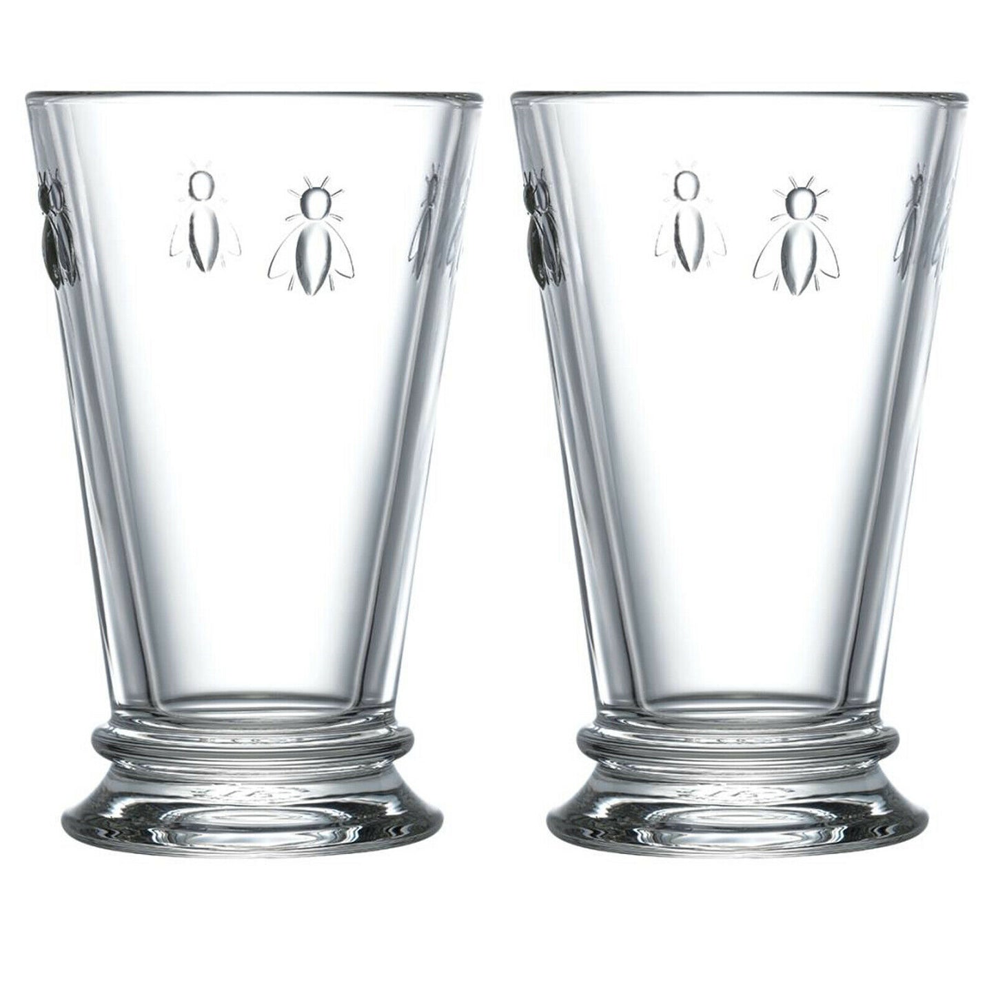 La Rochère Set of 2 Bee Hi Ball Tumblers 300ml Glasses