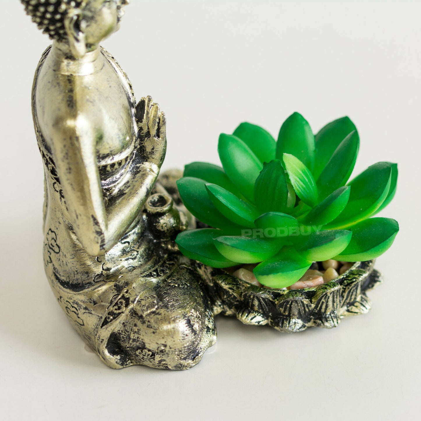 Small Gold Buddha Succulent Ornament