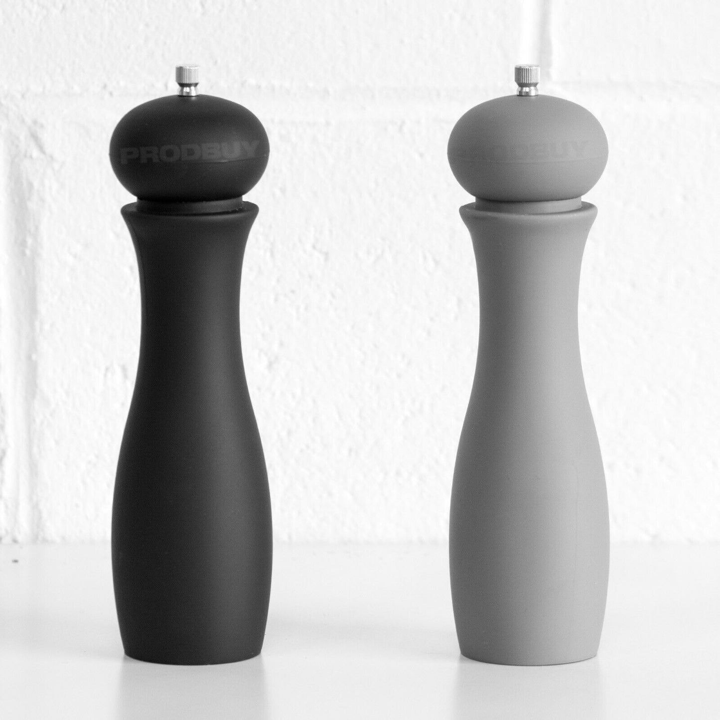 Set of 2 Manual Salt & Pepper Grinder Mills