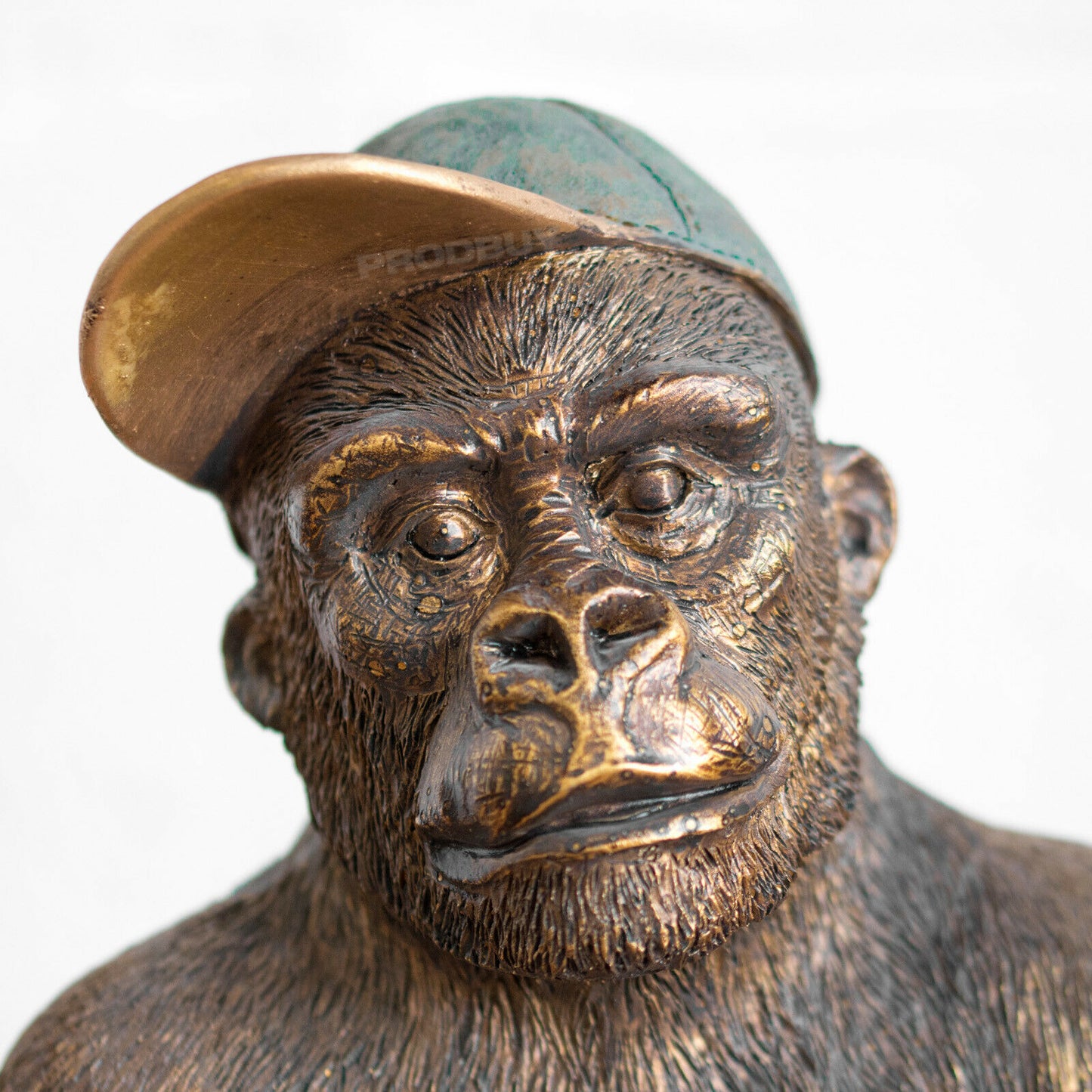 Sitting Gorilla with Baseball Cap Ornament