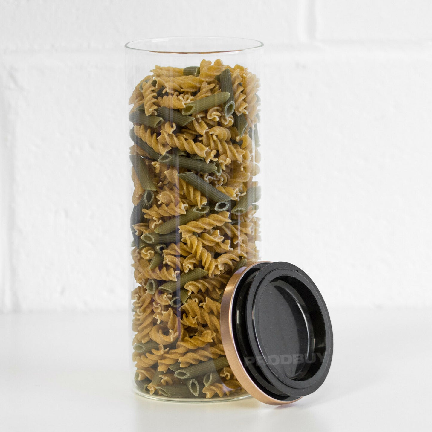 Copper Lid Freska 1600ml Glass Storage Jar