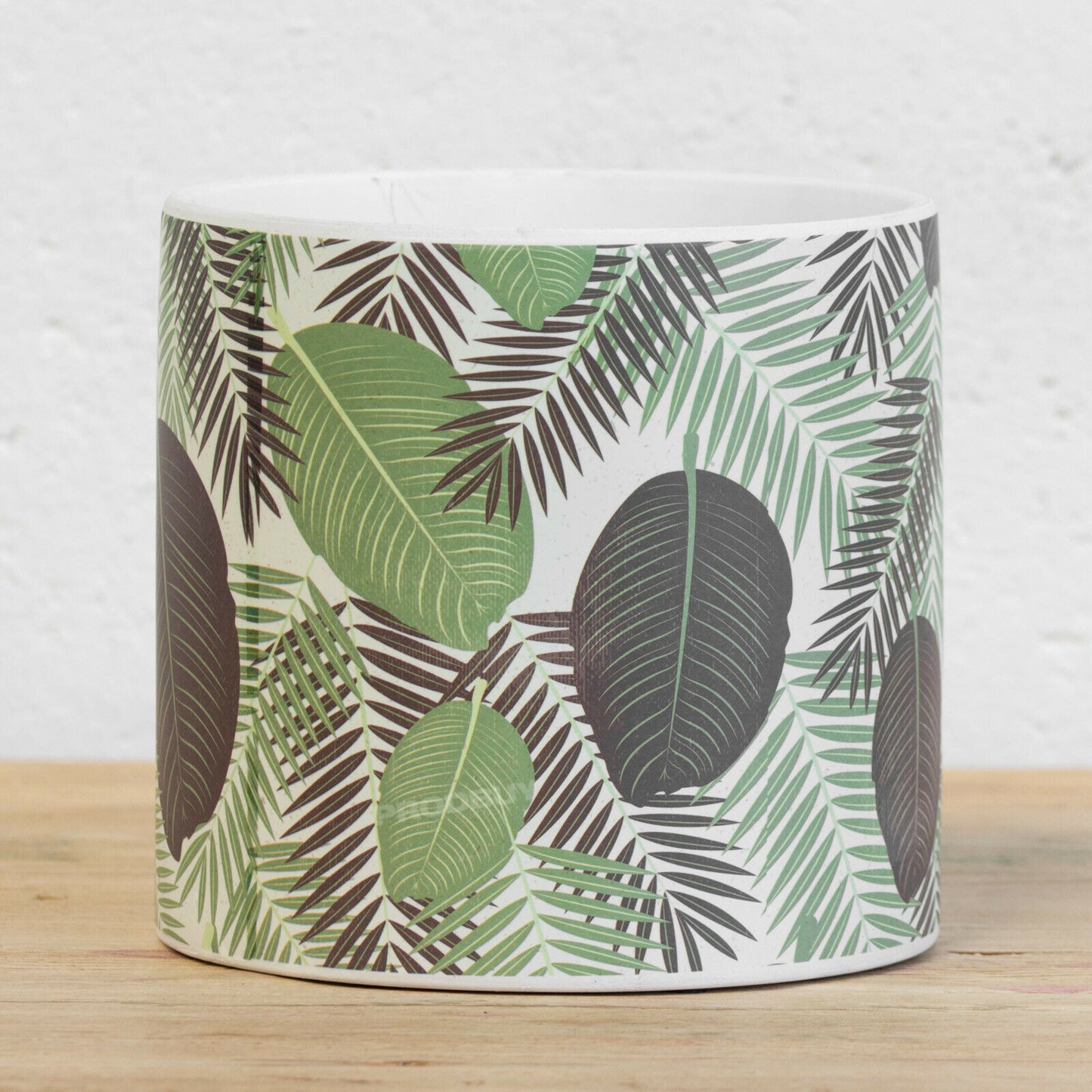 Floral Leaves Large 14.5cm Plant Pot