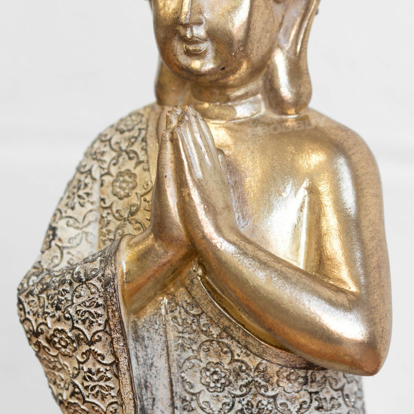 Gold Buddha Ornament 40cm Standing Figurine
