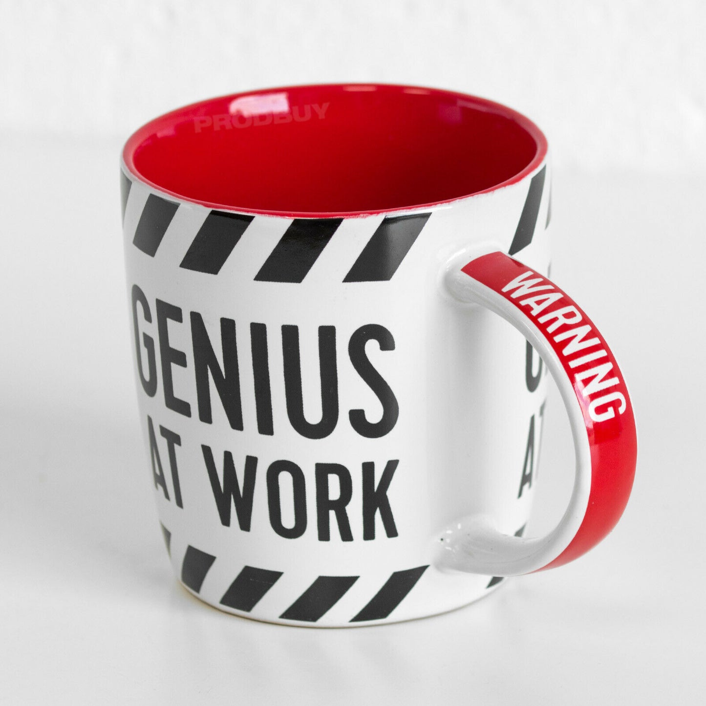 'Warning Genius At Work' Coffee Mug