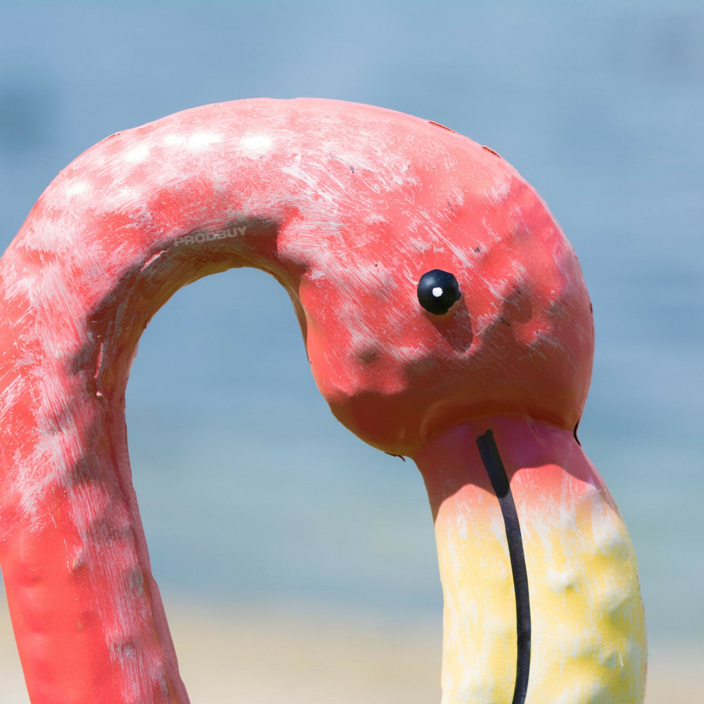 Metal Pink Flamingo Outdoor 72.5cm Garden Ornament