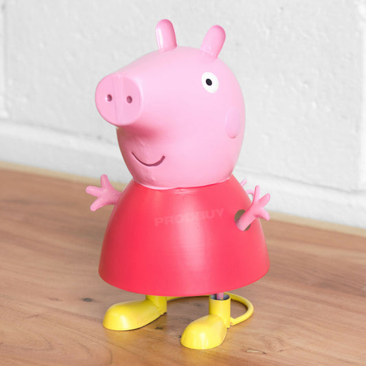 Cute 'Peppa Pig' Ornament Metal Nodding Garden Sculpture