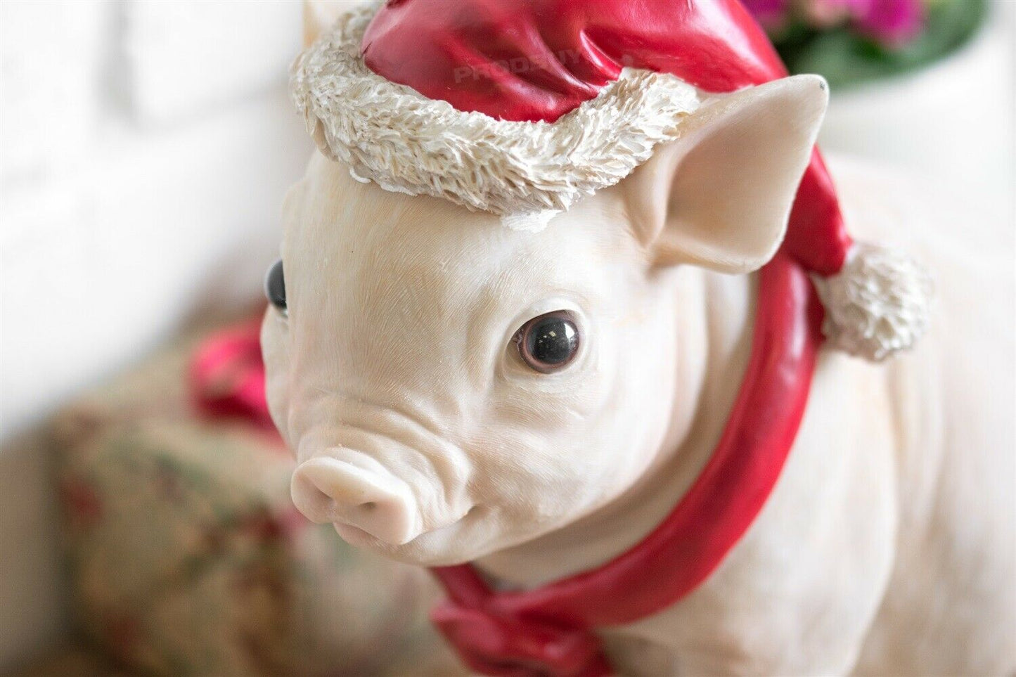 Christmas Pig 25cm Decorative Ornament