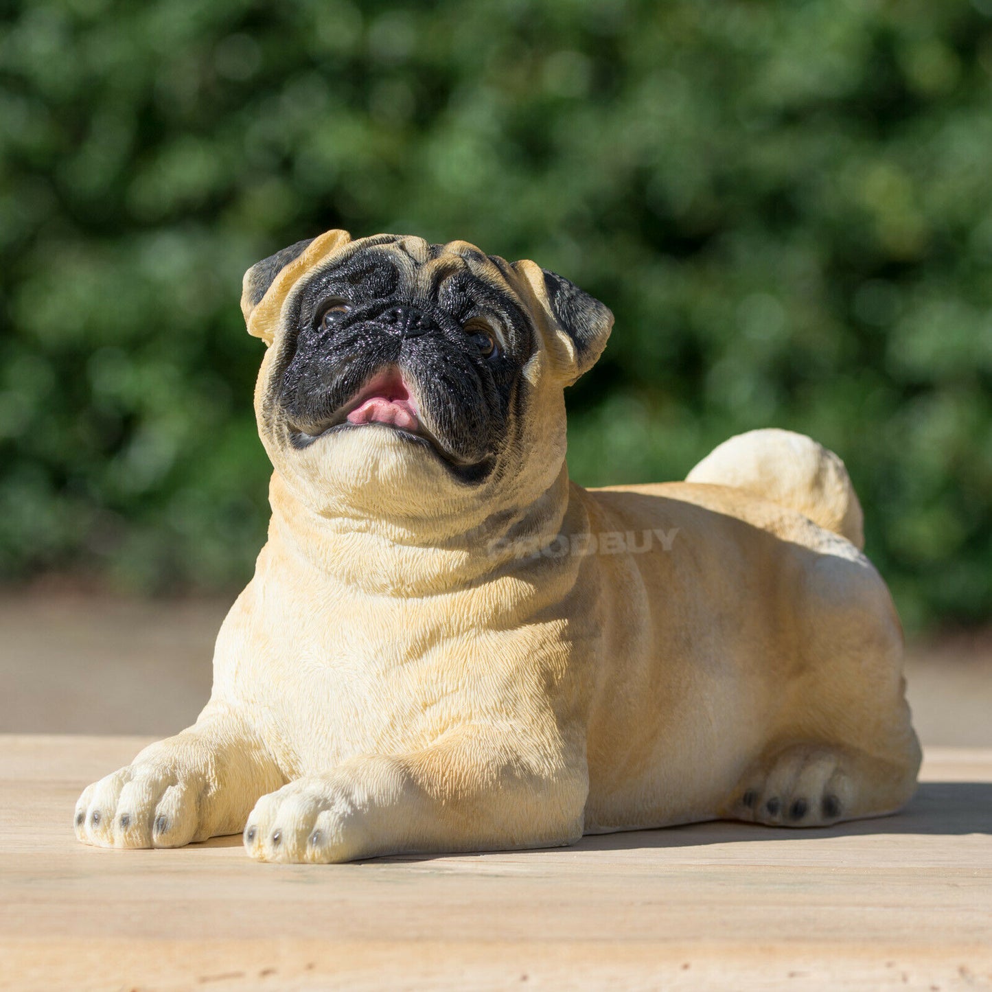 Cute Playful Pug Garden Dog Ornament