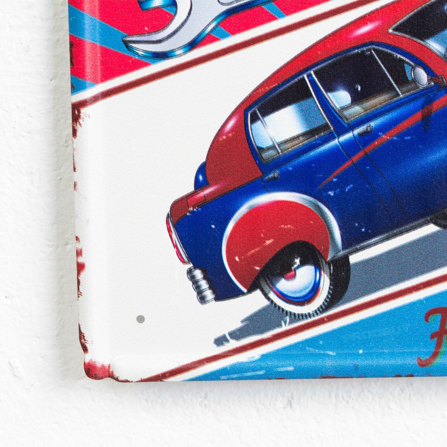 Metal 'Garage Service & Repair' 32cm Wall Sign