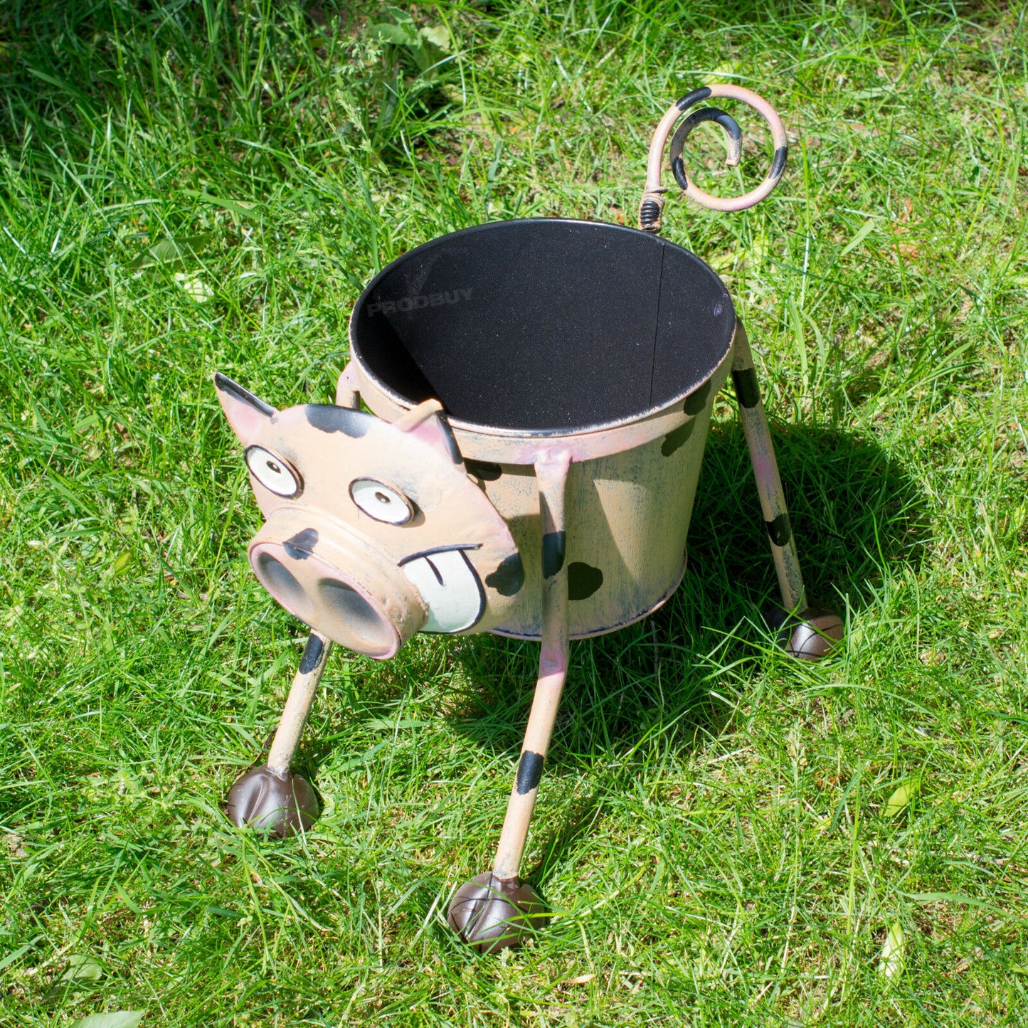 Nodding Pig Garden Planter with Pot Ornament