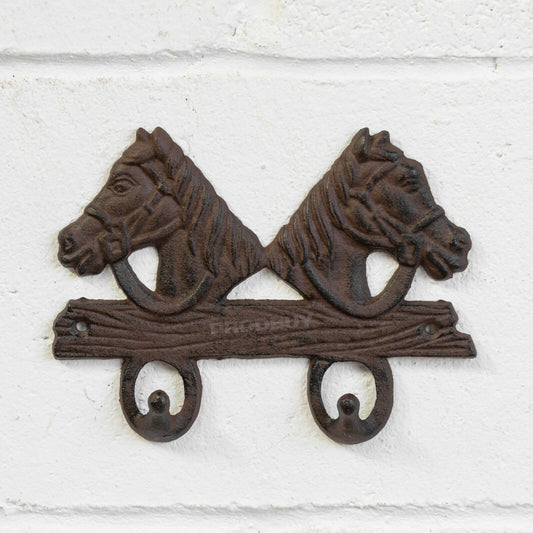 Wall Mounted Cast Iron Horse Coat Key Hook