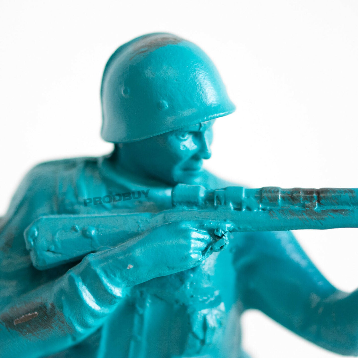 Teal Blue Toy Soldier Figure 18cm Army Men Toys