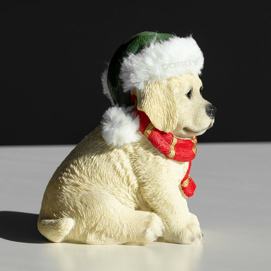 Cute Christmas Dog Ornament Small 18cm