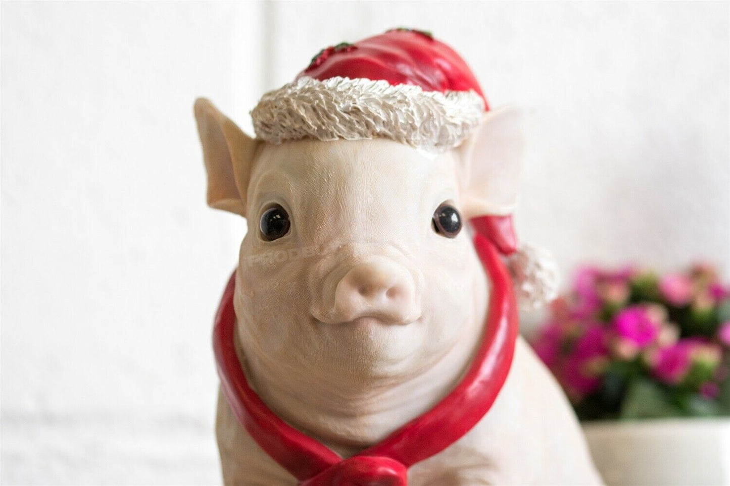 Christmas Pig 25cm Decorative Ornament