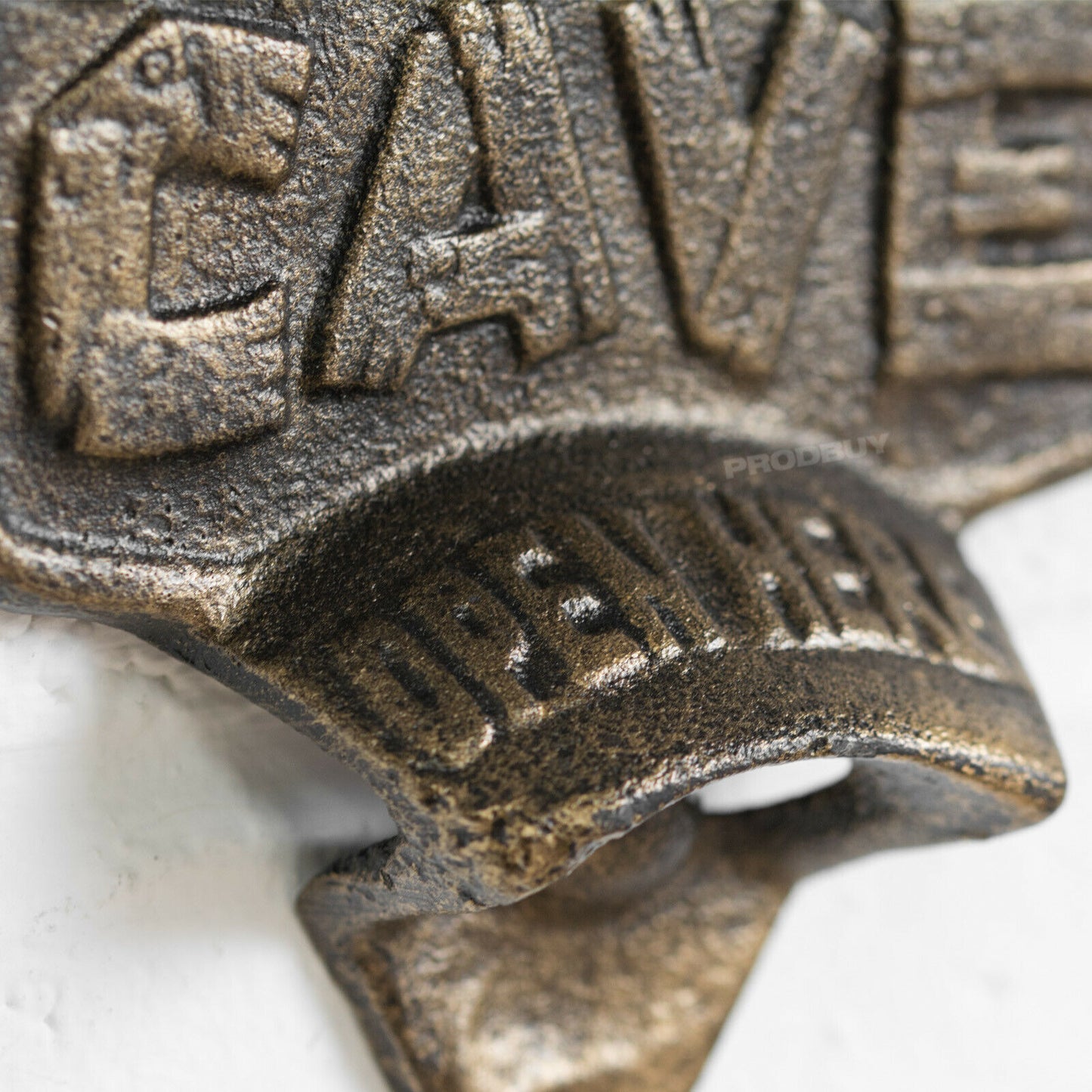 Cast Iron 'Man Cave' Wall Mounted Bottle Opener