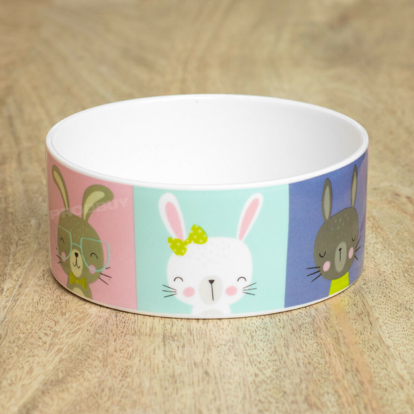 Mason Cash Rabbit Pawtraits Pet Food Bowl